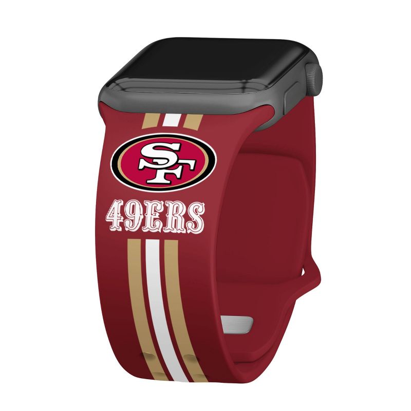 NFL San Francisco 49ers Wordmark HD Apple Watch Band, 1 of 4