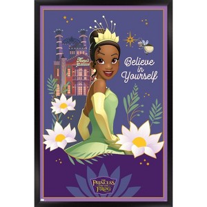 Trends International Disney The Princess And The Frog - Believe In Yourself Framed Wall Poster Prints - 1 of 4
