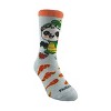 Panda Wearing Dragon Costume Socks for Kids from the Sock Panda (Ages 3-7) - 2 of 4
