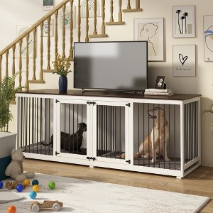 Famapy Furniture - Style Dog Cage with Divider Option - 1 of 4
