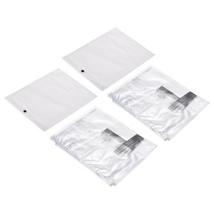 Unique Bargains PVC Waterproof Universal Luggage Protector with Fastener 2 Pcs - 1 of 4