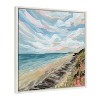22" x 22" Sylvie Connecticut Framed Canvas by Emily Kenney: Nautical Wall Decor - Kate & Laurel All Things Decor - 2 of 4