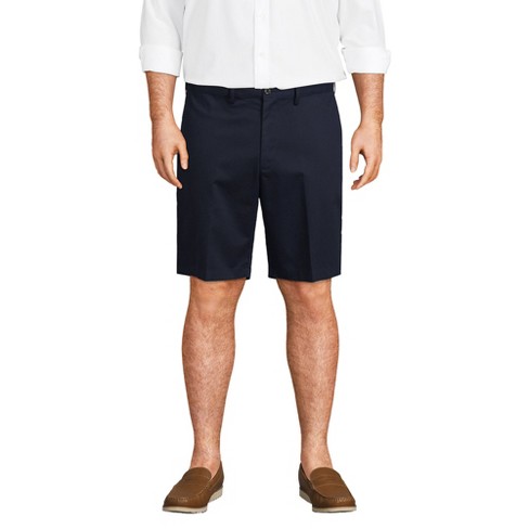 Lands End Men s Big And Tall Comfort Waist 9 No Iron Chino Shorts 46 Radiant Navy Target