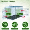 BestMassage 24/30/36/42/48 Inch Dog Crate Dog Cage Dog Kennel with Double Door Removable Tray & Handle Indoor Outdoor Pet Crate - 3 of 4