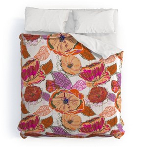 Deny Designs 83 Oranges Fall Flora Comforter Bedding Set - 1 of 3