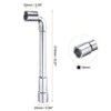 Unique Bargains High Carbon Steel Repairing L-Shaped Angled Double Box End Metric Hex Socket Wrench - 2 of 4