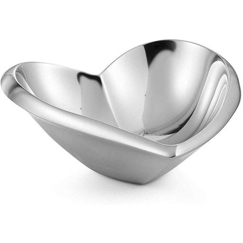 Nambe Amore Mini Alloy Heart Bowl, Silver,4.5