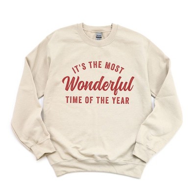 Simply Sage Market Women's Graphic Sweatshirt It's The Most Wonderful Time Of The Year