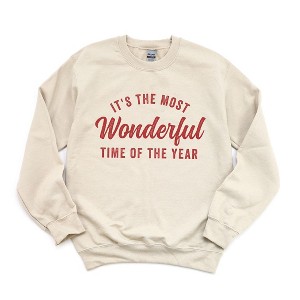 Simply Sage Market Women's Graphic Sweatshirt It's The Most Wonderful Time Of The Year - 1 of 4
