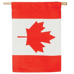 Evergreen Canada Applique House Flag 28 x 44 Inches Outdoor Decor for Homes and Gardens - 1 of 4