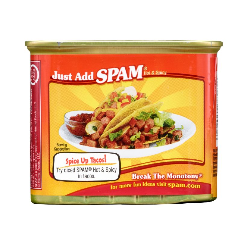 SPAM Hot &#38; Spicy Lunch Meat - 12oz, 5 of 10