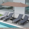 Tangkula 13 FT Double-sided Patio Umbrella Outdoor Large Twin Size Umbrella - 3 of 4