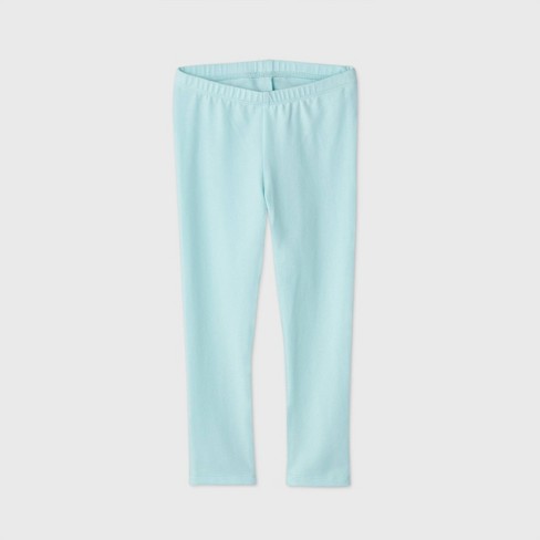 Girls' Flare Leggings - Cat & Jack™ Turquoise Blue Xl : Target