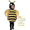 Joyfy Halloween Baby Bumble Bee Costume Set, Infant Boys Girls Bee Costume Outfits with Jumpsuit& Hood& Wings for Dress Up Party - 3 of 4