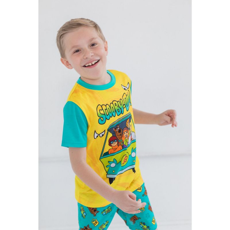 Scooby-Doo Scooby Doo Velma Shaggy Scooby-Doo Pajama Shirts and Shorts Little Kid to Big Kid, 2 of 10