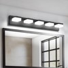Modern Chrome LED Vanity Light 3-Light Wall Sconce for Bathroom and Mirror Sleek Minimalist Design - 3 of 4