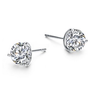 Timeless and elegant cubic zirconia classic stud earring for a dazzling and sophisticated look - 1 of 3