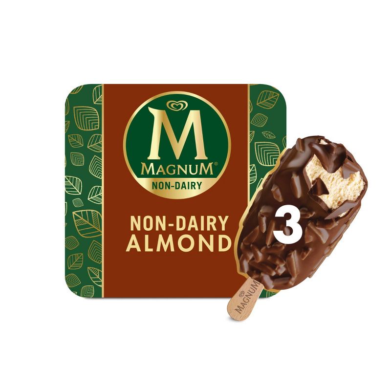 Magnum Non-Dairy Almond Vanilla Frozen Dessert - 3pk, 1 of 11