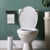 Unique Bargains Washroom Aluminum Alloy Toilet Paper Holder Matte Black - 2 of 4