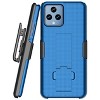 Nakedcellphone Combo for T-Mobile REVVL 6X 5G (2023) / REVVL 6 5G (2022) - Case with Stand and Belt Clip Holster/Holder - 2 of 4