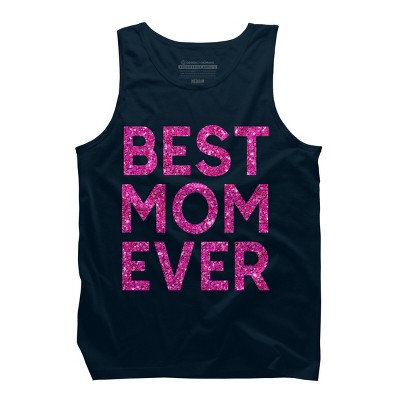 Men's Design By Humans Best Mom Ever Confetti Text By MeowShop Tank Top