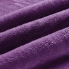 Itopfox Fleece Blanket Purple Throw Blanket for Couch & Bed, Luxury Plush Cozy Fuzzy Blanket, Super Soft Warm Lightweight Throw for Travel Camping - 3 of 4
