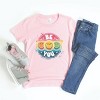 The Juniper Shop SmileyWorld Be You Rainbow Circle Youth Short Sleeve Tee - 3 of 4