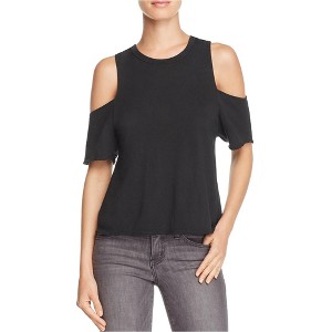 Free People Womens Taurus Cold Shoulders Basic T-Shirt - 1 of 1