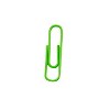 JAM Paper Small Paper Clips Lime Green 3 Packs of 100 (21830624B) - 3 of 4