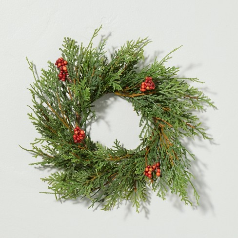 hearth and hand magnolia christmas wreath