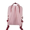 Demon Slayer Logo Cotton Canvas Women's Pink Mini Backpack - 4 of 4