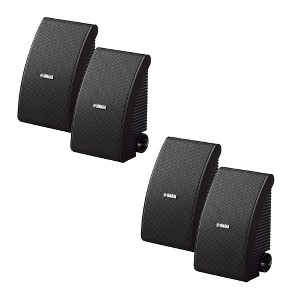 Yamaha NS-AW392 All-Weather Outdoor Speakers Bundle - 4 Pack