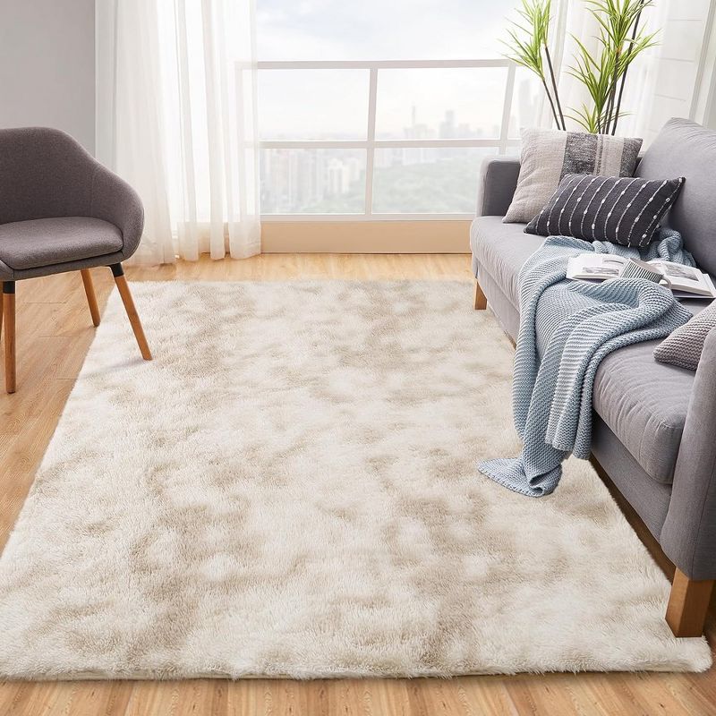 Shag Area Rug Modern Plush Fluffy Carpet Rugs Shaggy Rug for Bedroom Living Room, 1 of 10