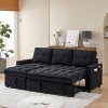 VASIP 78.75" Reclining Sectional Sofa Bed with USB/Tape-C ChargingPorts, Side Storage and Organizer Pockets, L-Shape  for Living Room,Apartment - 3 of 4