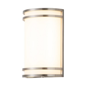 C Cattleya Integrated LED Brushed Nickel/Oil-rubbed Bronze Indoor Wall Light with Acrylic Shade Brushed - 1 of 4