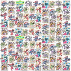 Sesame Street Manga 100ct Vinyl Large Deluxe Stickers Variety Pack - 1 of 4