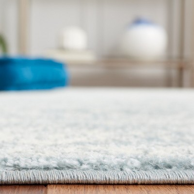 Adirondack Slate and Ivory Round Synthetic Area Rug