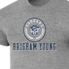 NCAA BYU Cougars Men's Gray Tri-Blend T-Shirt - 3 of 3