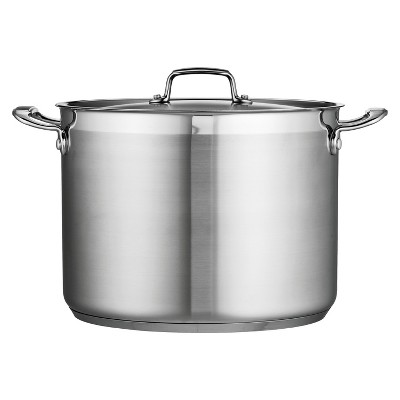 16 Qt Stainless Steel Stock Pot with Lid