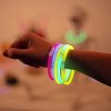 Teal Pumpkin 8" Glow in the Dark Party Bracelets (100pk) in 8 unique colors: Pink, Red, Orange, Yellow, Green, Blue, Violet, Purple- Non-Candy - 2 of 4
