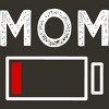 Junior's Design By Humans Mom Low Battery Alert By shirtpublic T-Shirt - 2 of 2