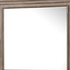 Royal Hampton Dresser Mirror, Beveled Glass, Weathered Gray Solid Wood, 38x42 - 4 of 4