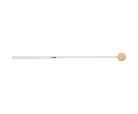 Musser Keyboard Soft Mallet with Two Step Handle-Tan Rubber Ball