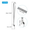 Unique Bargains Polyester Wear-resistant Lightweight ID Card Neck Lanyards with Hooks 10 Pcs - 2 of 4