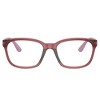 Emporio Armani EK 3003 5075 Childrens Pillow Eyeglasses Shiny Transparent Red 47mm - 2 of 3