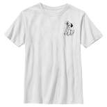 Boy's One Hundred and One Dalmatians Patch Sketch T-Shirt