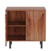 Resenkos Sideboard Buffet, Kitchen Storage Cabinet,Modern Sideboard Buffet, 59" Wood Storage Cabinet with Doors,Walnut Brown - 3 of 4