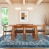 Washable Area Rug Vintage Foldable Thin Rug,Soft Low-Pile Non-Slip Stain Resistant Floor Indoor Outdoor Carpet - 4 of 4