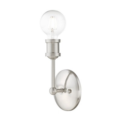 Livex Lighting Lansdale 1 - Light Vanity in  Brushed Nickel