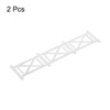 Unique Bargains Dollhouse Home DIY Miniature Garden Ornament Decorative Picket Fence 2 Pcs - 3 of 4